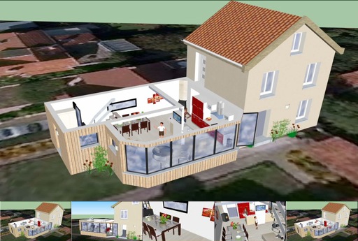 projet extension maison bois