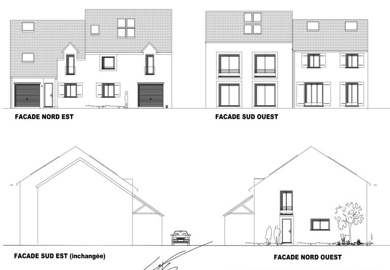 réalisations façade vue en plan